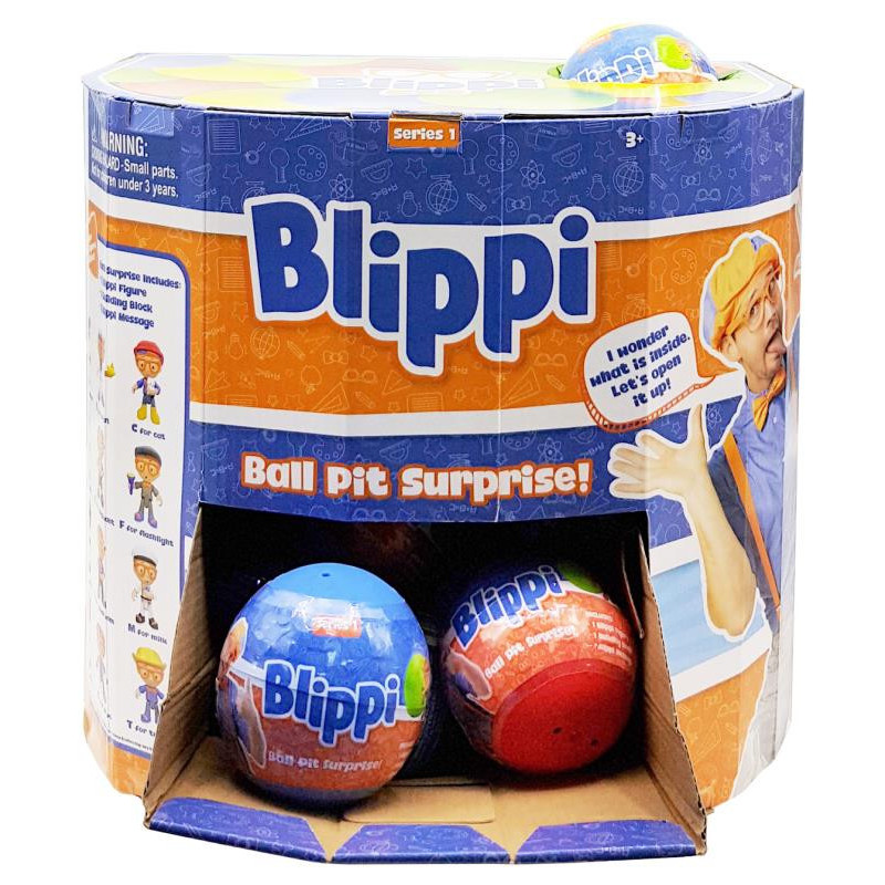 Blippi Ball Pit Blind Figures Assorted Mr Toys Toyworld