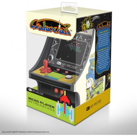 Retro Galaxian Micro Player 6" Collectable