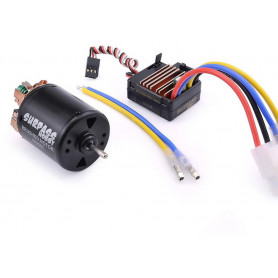 Surpass Hobby 540 Brushed Motor 3 Slot 21T With - 60A Esc Combo