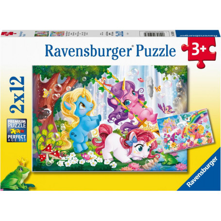 Ravensburger Unicorns at Play 2x12Pc