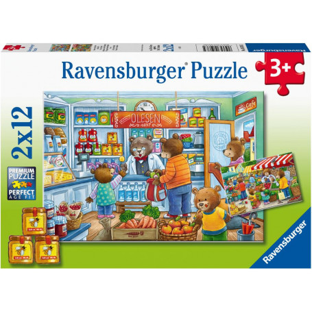 Ravensburger - Let's Go Shopping 2X12Pc