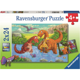 Ravensburger Dinosaurs at Play 2x24Pc
