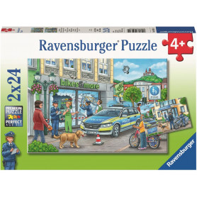 Ravensburger Police at Work 2x24Pc