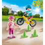 Playmobil Children with Skates and Bike