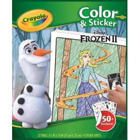 Crayola Colour & Sticker Book - Disney Frozen