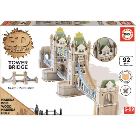 3D Monument Puzzle Tower Bridge