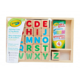 Crayola Alphabet Colour & Play Blocks