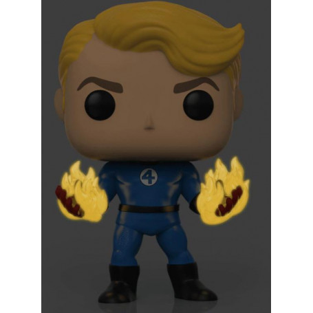 Fantastic Four - Human Torch (Suited Glow) Pop!