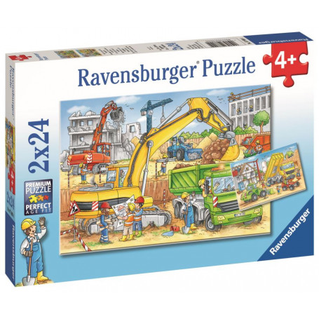 Ravensburger Hard at Work Puzzle 2x24Pc
