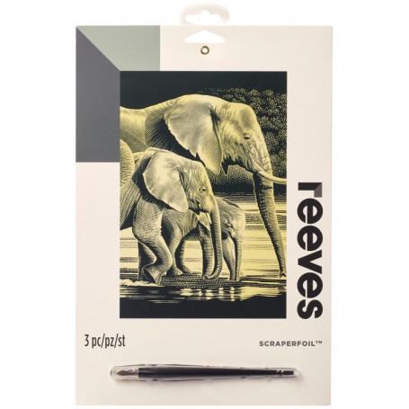 Reeves Gold Scraperfoil - Elephant