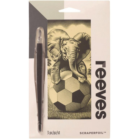 Reeves Mini Gold Scraperfoil - Elephant - PPCF65