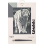 Reeves Silver Scraperfoil - White Tiger