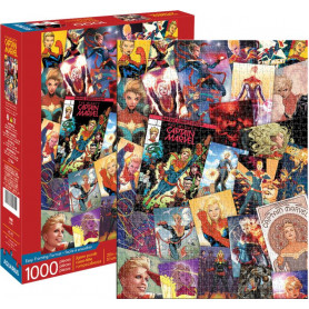 Marvel - Captai Marvel Collage 1000Pc Puzzle