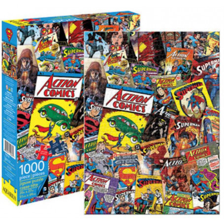 DC Comics Superman Retro Collage 1000Pc Puzzle
