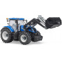 Bruder 1:16 New Holland T7.315 With Frontloader
