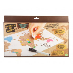 Scratch Map World Magnetic