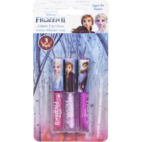 Frozen II Glitter Lip Gloss 3Pk Assorted