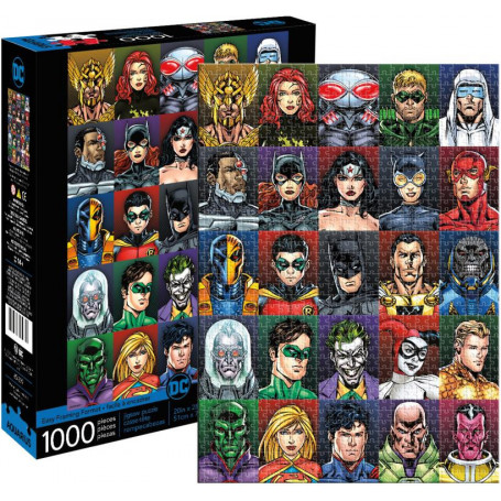 DC Comics Faces 1000Pc Puzzle