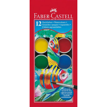 Faber-Castell Watercolours 12 Pack
