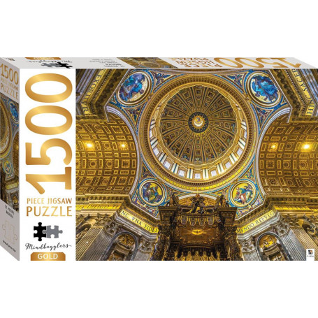 Mindbogglers Gold: 1000pc St. Peter's Basilica