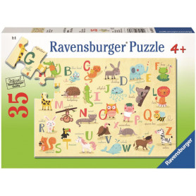 Ravensburger - A-Z Animals Puzzle 35Pc