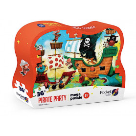 Rocket Park Pirate Party 36Pc Mega Puzzle