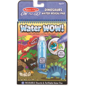 Melissa & Doug On the Go Dinosaurs Water-Reveal Pad Water Wow