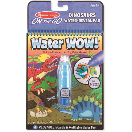 Melissa & Doug On the Go Dinosaurs Water-Reveal Pad Water Wow