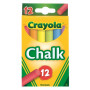 Crayola 12 Chalk Assorted Colours
