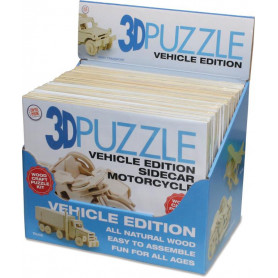 3D Puzzle - Transport Edition - Assorted