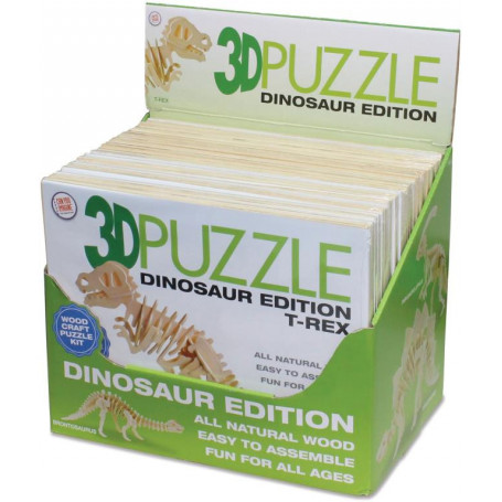 3D Puzzle - Dinosaur Edition - Assorted