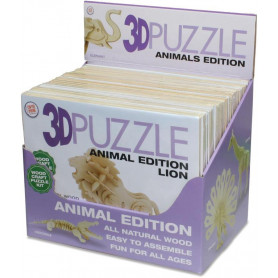 3D Puzzles - Animal Edition - Assorted