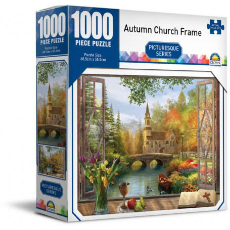 Crown 1000Pce Puzzle Picturesque Series Assorted