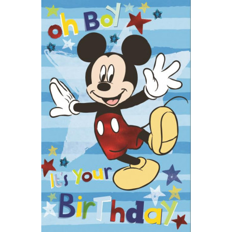 Card - Disney Mickey Oh Boy
