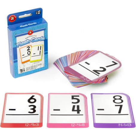 Learning Can Be Fun - Subtraction Flash Card