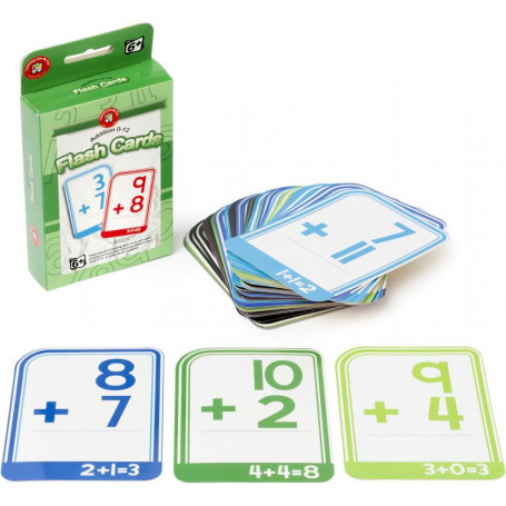 Learning Can Be Fun - Addition 0-12 Flash Card
