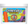 Chalk-A-Doos 61Pc Sidewalk Chalk In Tub