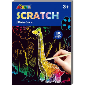 Avenir - Mini Scratch Book - Dinosaurs