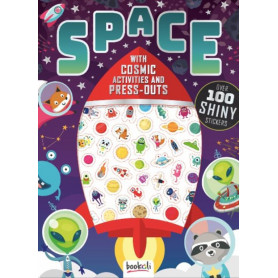 Metallic Puffy Stickers Space