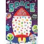 Metallic Puffy Stickers Space