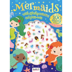 Metallic Puffy Stickers Mermaids