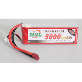 NXE 11.1v 5000mah 40c Soft Case w/Deans Plug