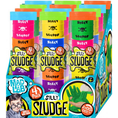 Silly Sludge 4 Pack Assorted