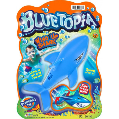 Bluetopia Wind Up Shark Assorted