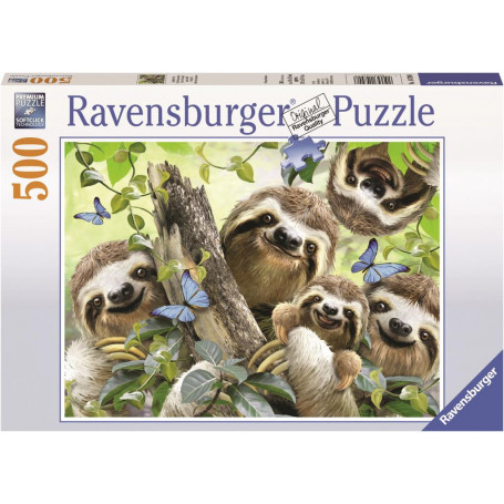 Ravensburger - Sloth Selfie Puzzle 500Pc