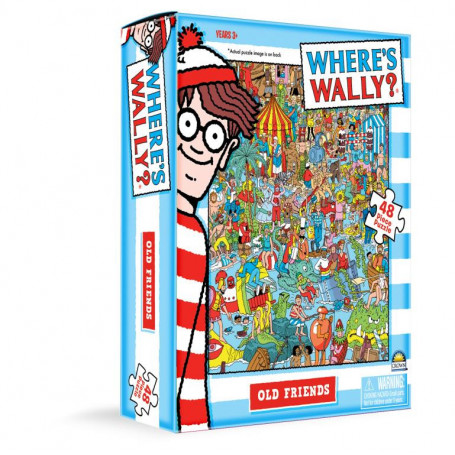 Where's Wally Floor Puzzle Boxed 46Pce Assorted