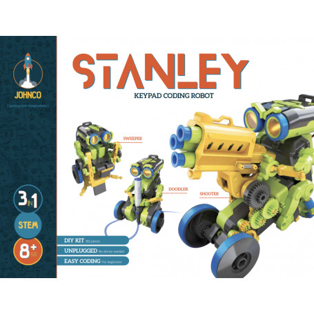 Stanley: 3-In-1 Keypad Coding Robot