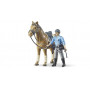 Bruder Mounted Police, Horse + Policeman
