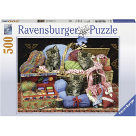 Ravensburger - Fluffy Pleasure Puzzle 500Pc