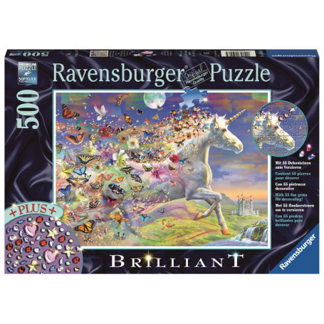 Ravensburger Unicorn and Butterflies 500Pc